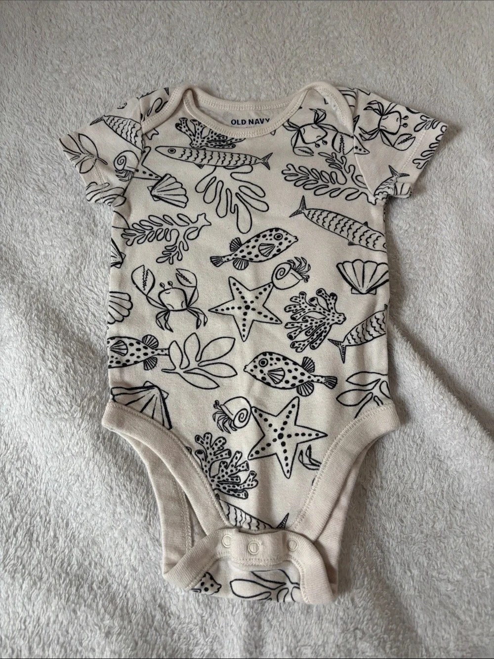 Baby Short Sleeve Onesies & Shorts (6-12 Months)